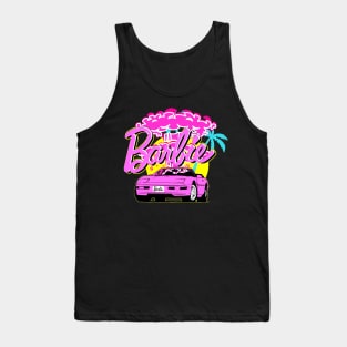 Sport Car Barbie Retro Tank Top